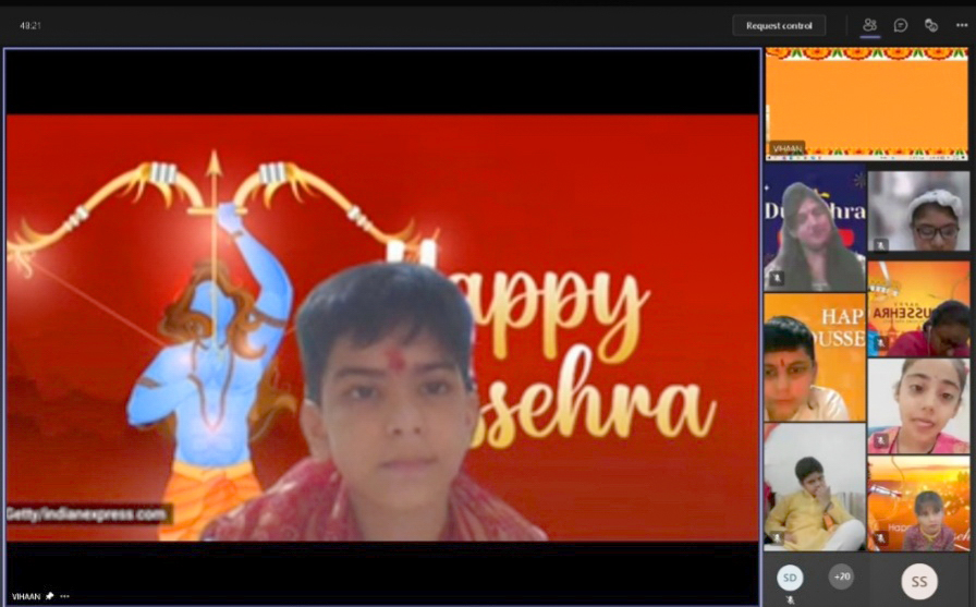 Presidium Dwarka-6, STUDENTS CELEBRATE THE TRIUMPH OF GOOD OVER EVIL ON DUSSEHRA Presidium Dwarka-6, STUDENTS CELEBRATE THE TRIUMPH OF GOOD OVER EVIL ON DUSSEHRA