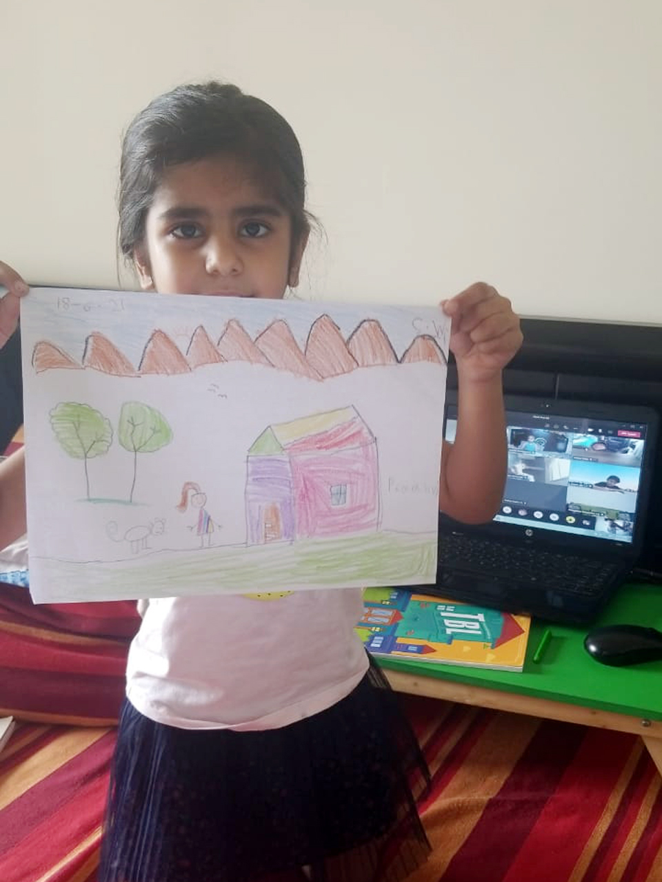 Presidium Indirapuram, STUDENTS EXHIBIT THEIR TALENT AT COLOURING COMPETITION