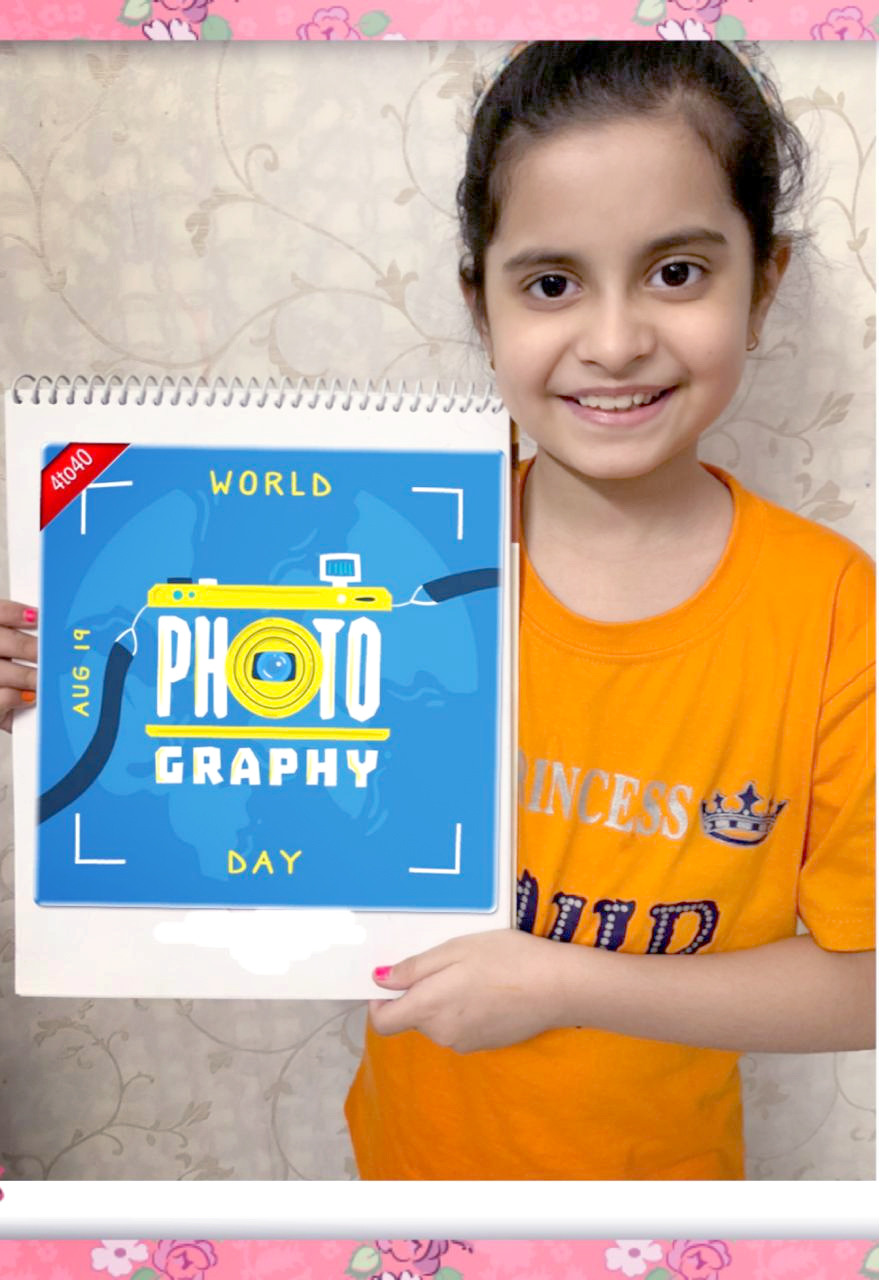 Presidium Punjabi Bagh, STUDENTS OBSERVE WORLD PHOTOGRAPHY DAY WITH ENTHUSIASM