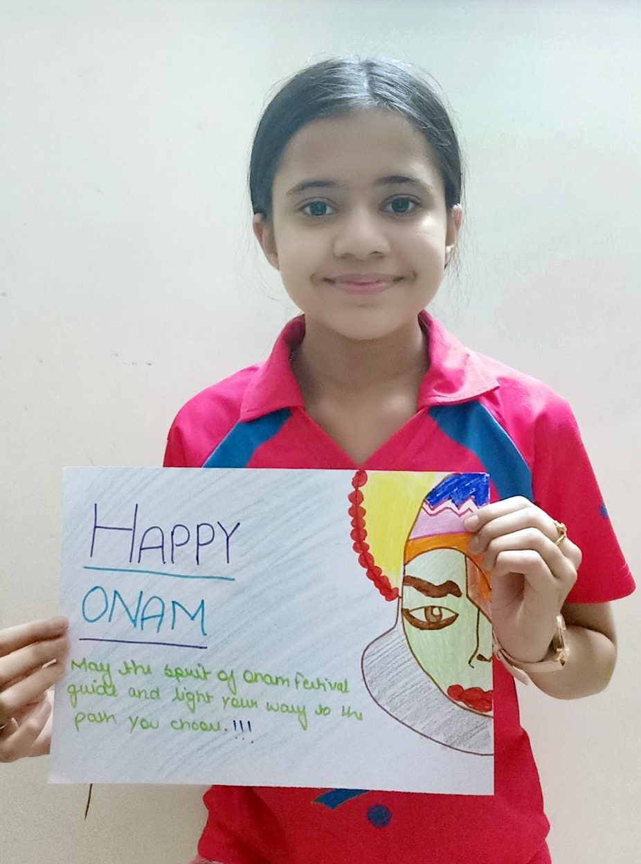 Presidium Rajnagar, STUDENTS LEARN ABOUT THE SIGNIFICANCE OF PIOUS FESTIVAL OF ONAM