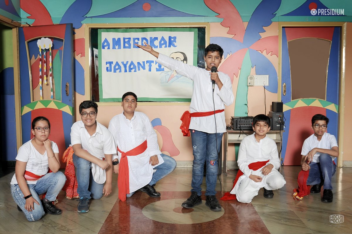 Presidium Pitampura, STUDENTS COMMEMORATE THE BIRTH ANNIVERSARY OF BHIM RAO AMBEDKAR