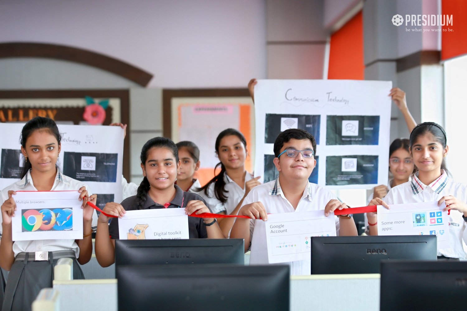 Presidium Rajnagar, STUDENTS ENHANCE THEIR UNDERSTANDING OF COMMUNICATION TECHNOLOGY