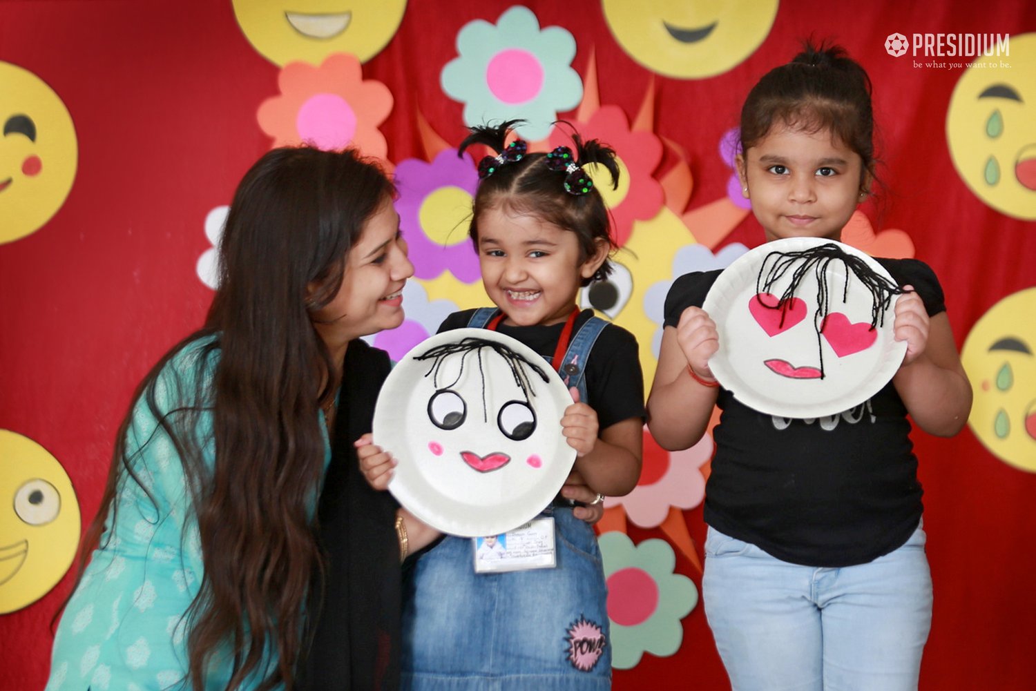 Presidium Rajnagar, STUDENTS PARTICIPATE IN MASK ACTIVITY WITH SHEER ENTHUSIASM