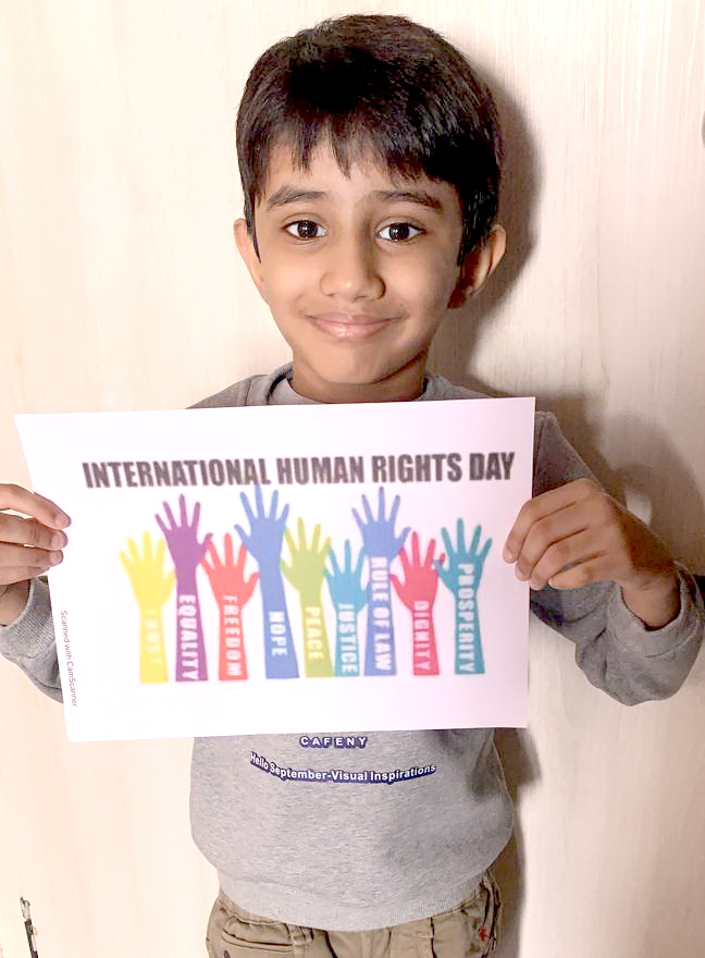 Presidium Vivek Vihar, PRESIDIANS ORGANIZE A SPECIAL ASSEMBLY ON HUMAN RIGHTS DAY