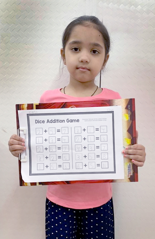 Presidium Vivek Vihar, STUDENTS LEARN ADDITION IN A FUN MANNER!