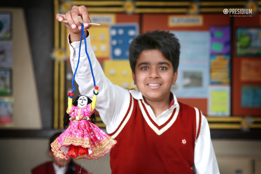 Presidium Indirapuram, OUR BUDDING ARTISTS MAKE THE MOST OF PUPPET MAKING COMPETITION