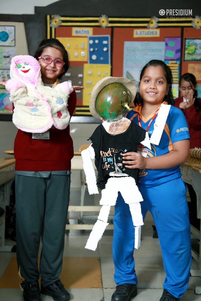 Presidium Indirapuram, OUR BUDDING ARTISTS MAKE THE MOST OF PUPPET MAKING COMPETITION