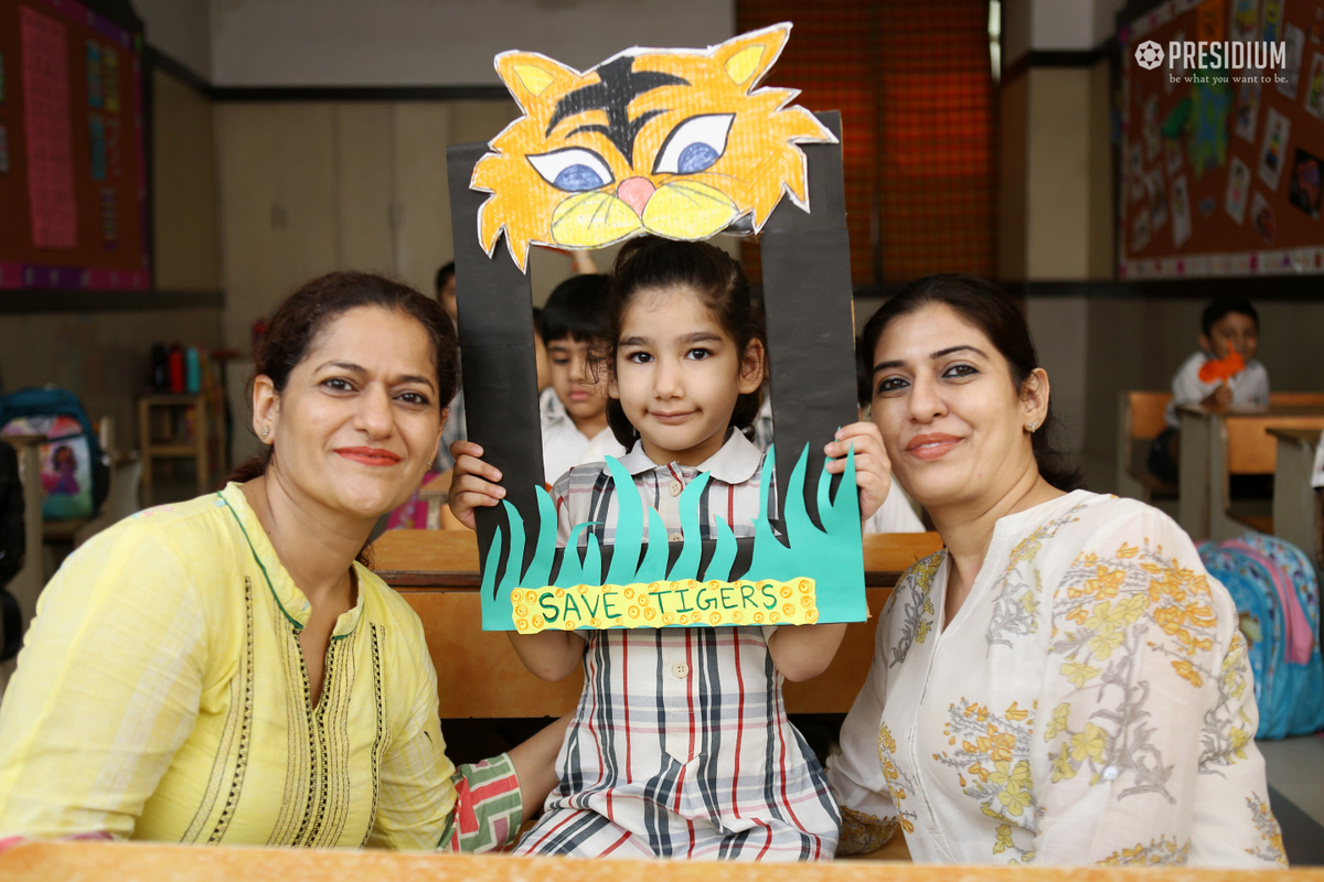 Presidium Indirapuram, INTERNATIONAL TIGER DAY: SAVE THE ROAR OF THE JUNGLE! 