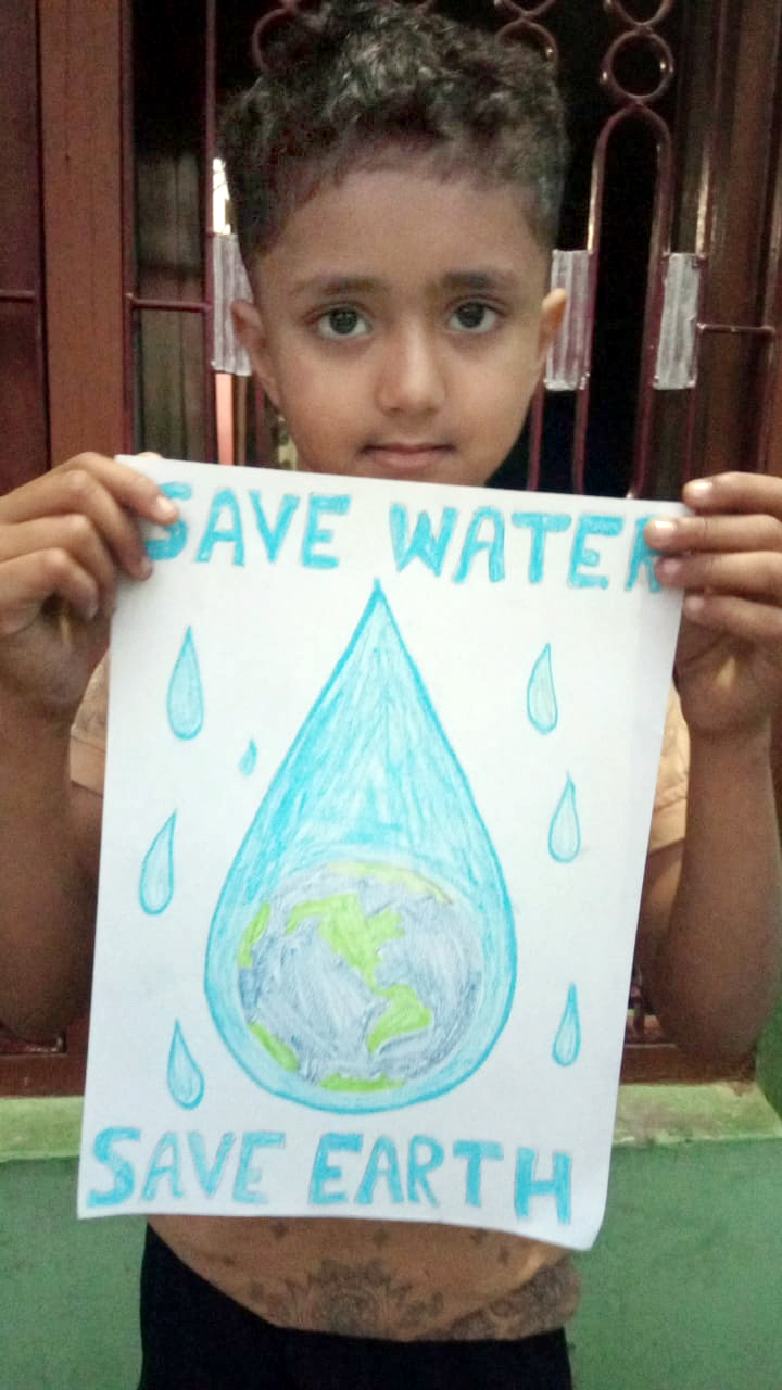 Presidium Rajnagar, STUDENTS GENERATE AWARENESS ABOUT IMPORTANCE OF SAVING WATER