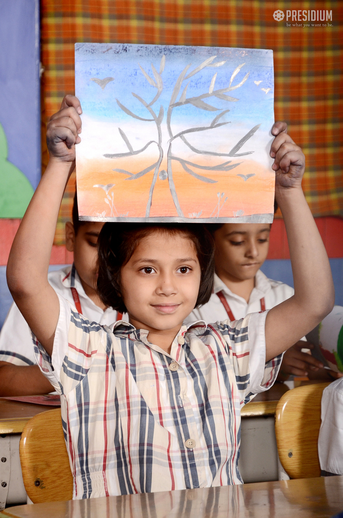 Presidium Vivek Vihar, PAINTING DREAMS ON A CANVAS AT DRAWING & COLOURING COMPETITION