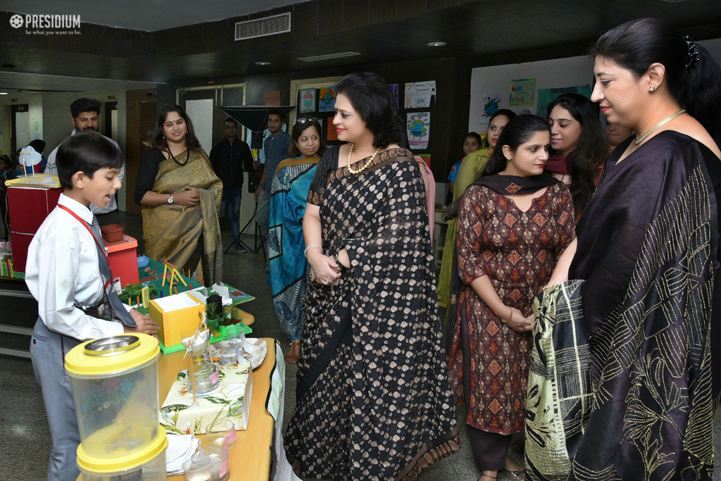 Presidium Indirapuram, HON’BLE CHAIRPERSON LAUDS PRESIDIANS AT SCIENCE WEEK & ART FAIR