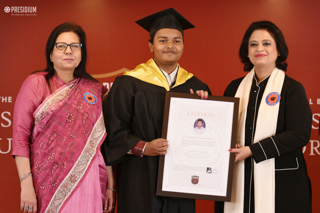 Presidium Gurgaon-57, CITATION CEREMONY: WISHING THE STUDENTS A BRIGHTER FUTURE AHEAD