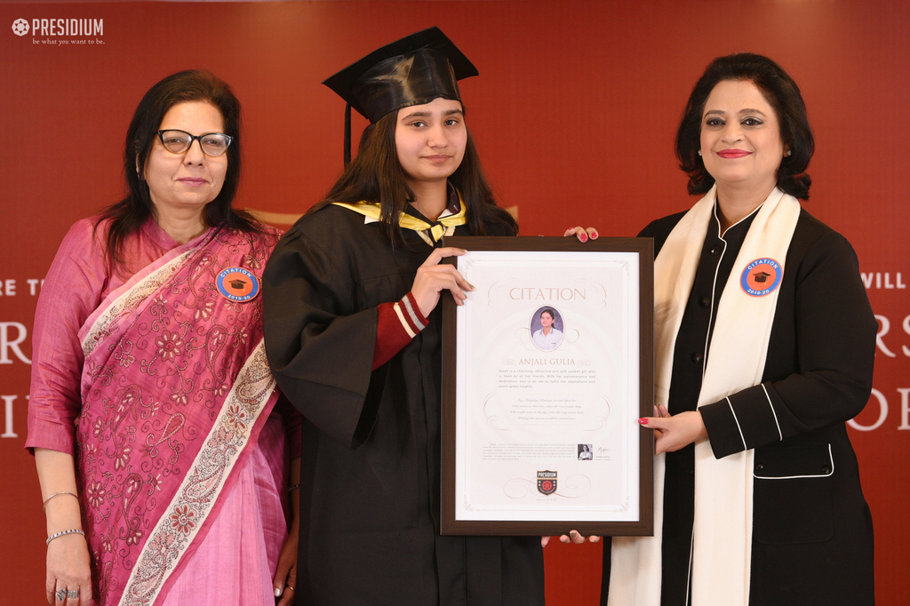 Presidium Gurgaon-57, CITATION CEREMONY: WISHING THE STUDENTS A BRIGHTER FUTURE AHEAD