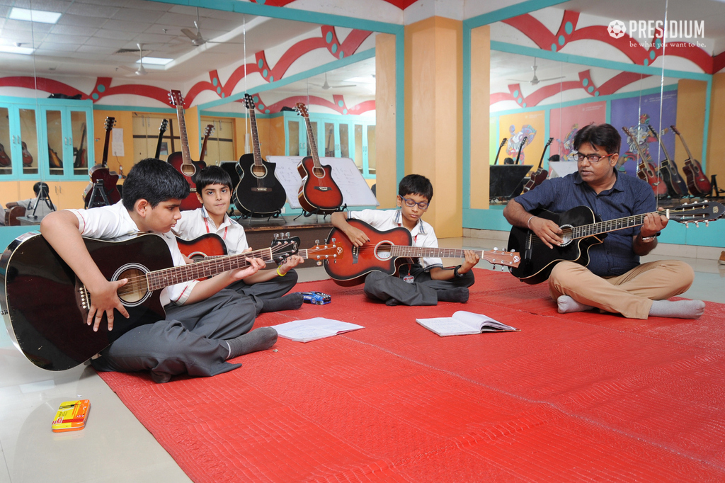 Presidium Gurgaon-57, STUDENTS MASTER ART OF DANCE & MUSIC WITH MASTERS IN THE FIELD