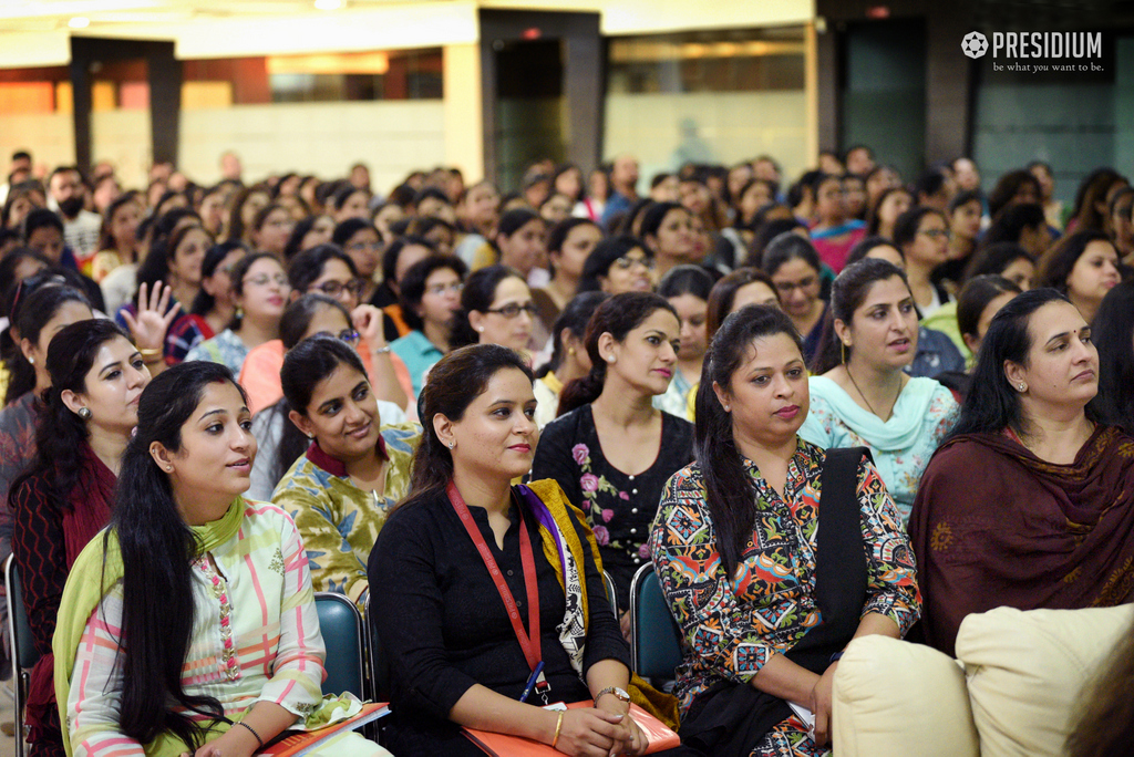 Presidium Indirapuram, CHAIRPERSON, MRS SUDHA GUPTA CONDUCTS AN INCITING SEMINAR ON ‘BEING