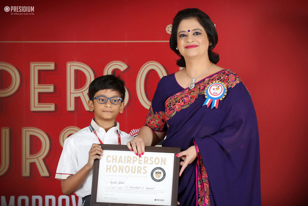 Presidium Gurgaon-57, SUDHA MA'AM HONOURS YOUNG ACHIEVERS OF PRESIDIUM GURGAON