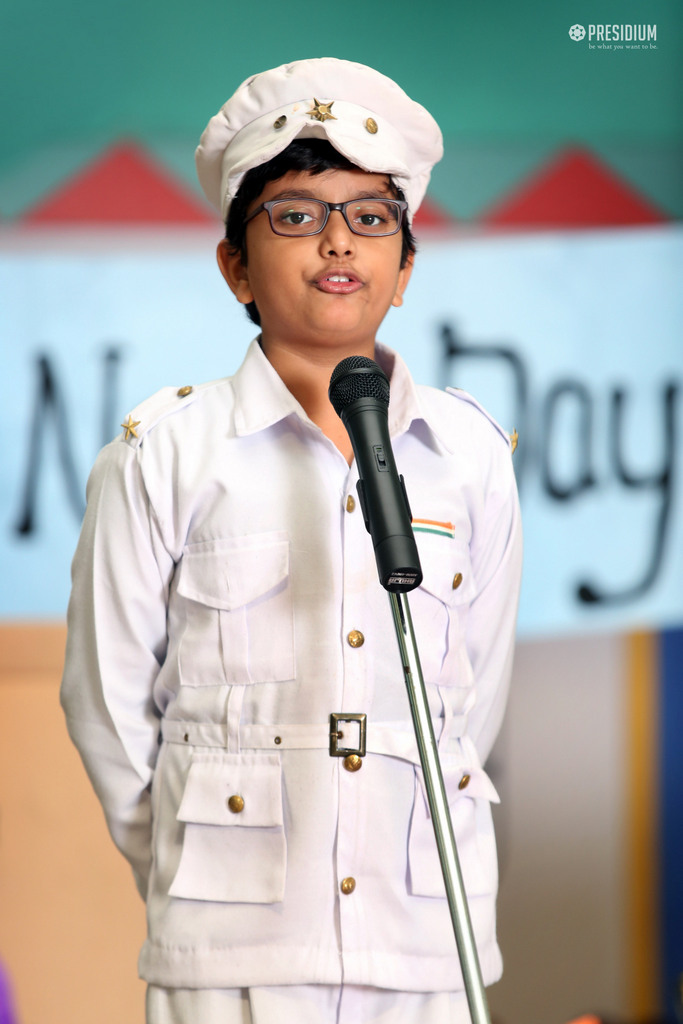 Presidium Dwarka-6, SOULFUL RENDITIONS BY STUDENTS ON NAVY DAY