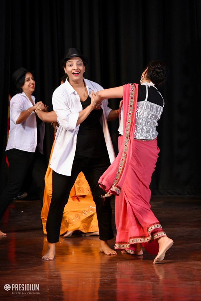 Presidium Gurgaon-57, MRS. SUDHA GUPTA MA’AM  ACKNOWLEDGES TEACHERS  AT CHAIRPERSON HONOURS