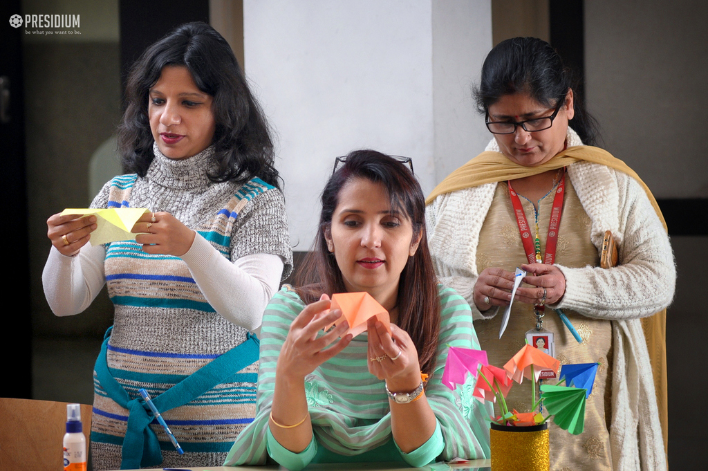 Presidium Gurgaon-57, PRESIDIANS LEARN THE ART OF ORIGAMI WITH A FUN CRAFT ACTIVITY!