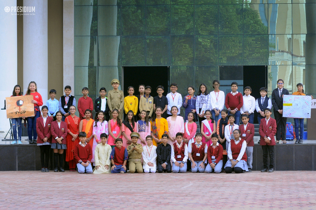 Presidium Gurgaon-57, PRESIDIANS COME TOGETHER TO END VIOLENCE AGAINST WOMEN