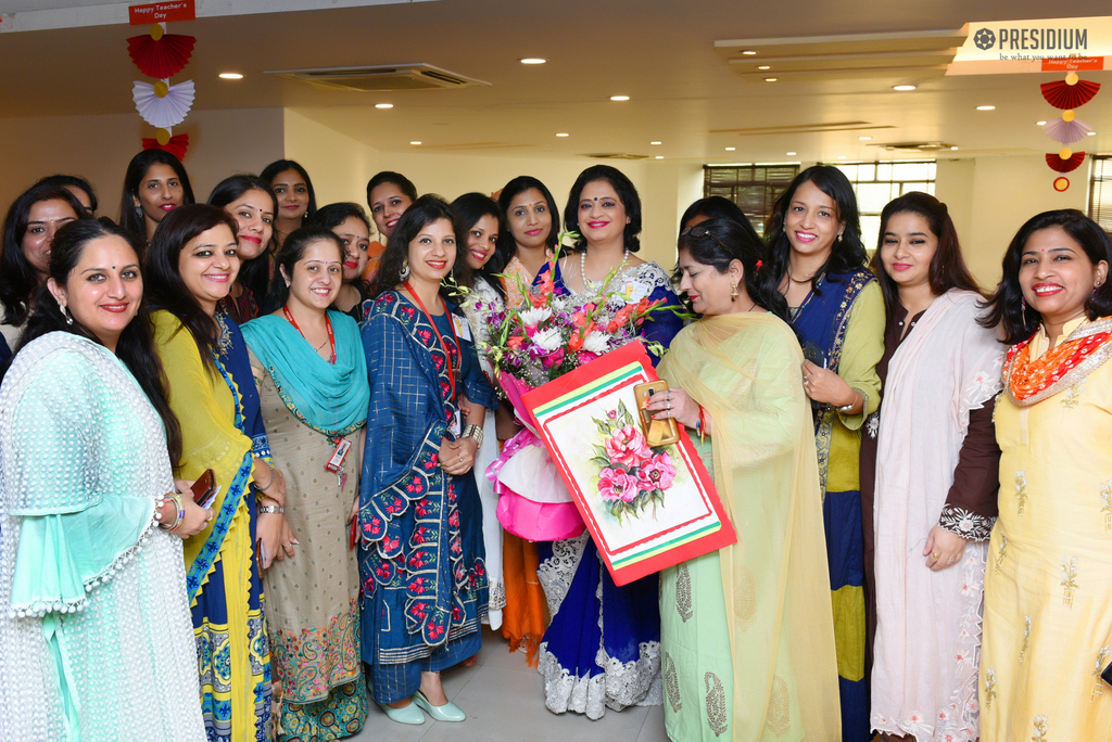 Presidium Gurgaon-57, UNIQUE TEACHER’S DAY CELEBRATIONS WITH CHAIRPERSON, MRS.GUPTA