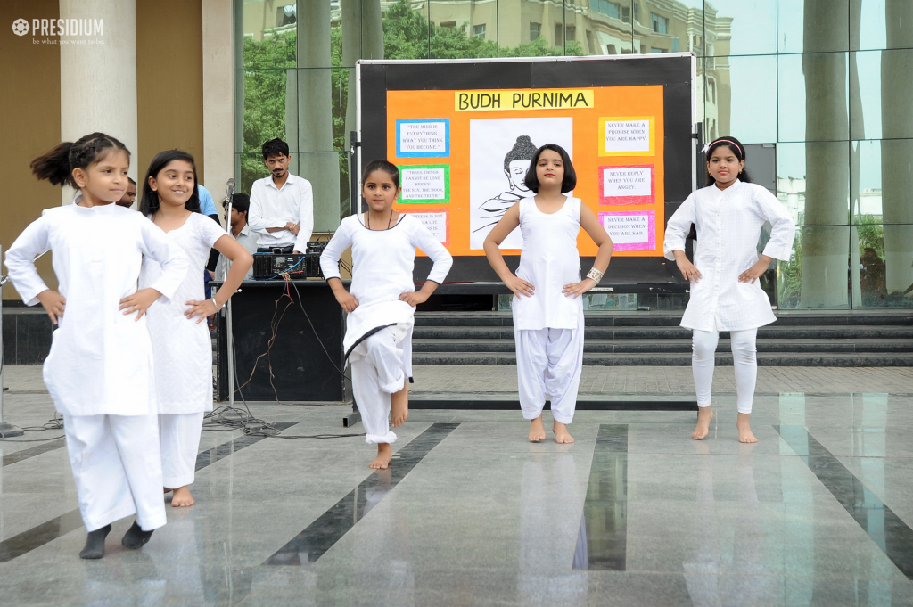 Presidium Gurgaon-57, PRESIDIANS LEARN ABOUT EIGHT FOLD PATH OF LIFE ON BUDDHA PURNIMA