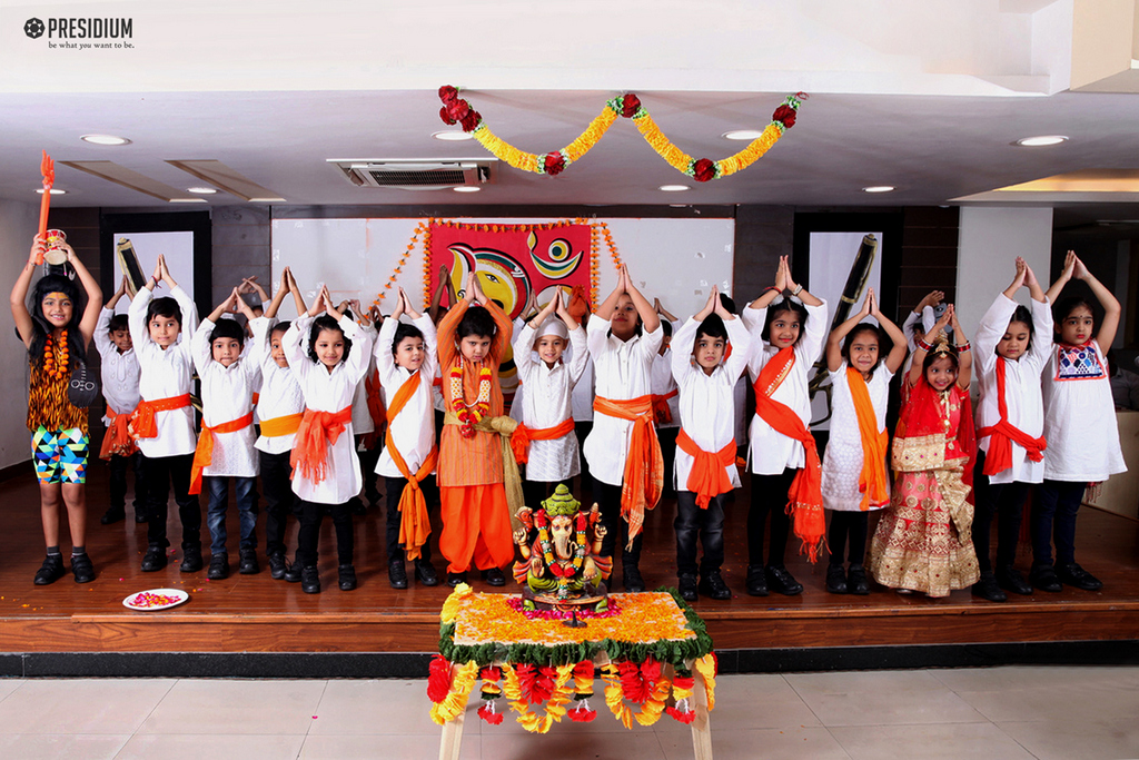 Presidium Gurgaon-57, PRESIDIANS CELEBRATE THE BIRTH OF GAJANANDA ON GANESH CHATURTHI