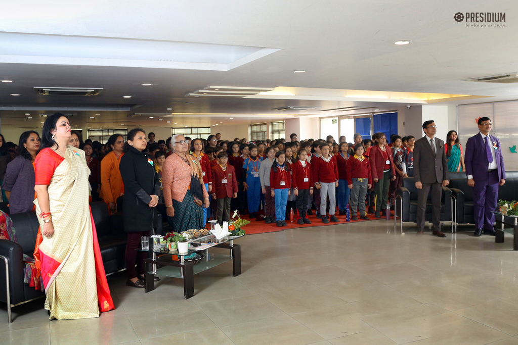 Presidium Gurgaon-57, PRESIDIANS SOAK IN THE FEELING OF PATRIOTISM THIS REPUBLIC DAY