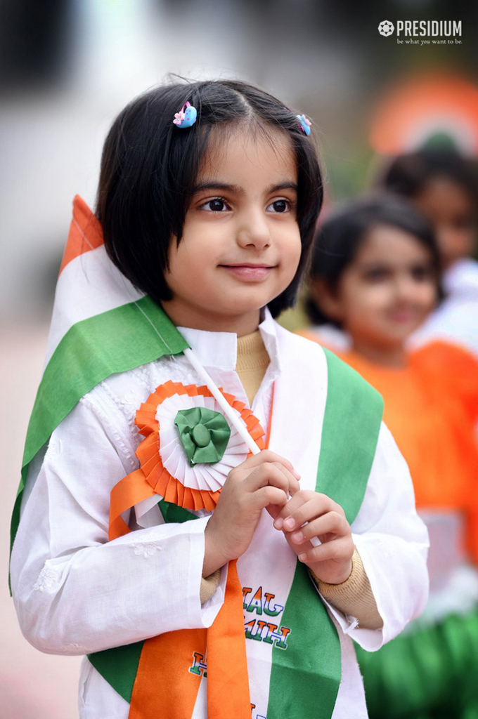 Presidium Gurgaon-57, SUDHA MAM CELEBRATES 69TH REPUBLIC DAY WITH PATRIOTIC PRESIDIANS