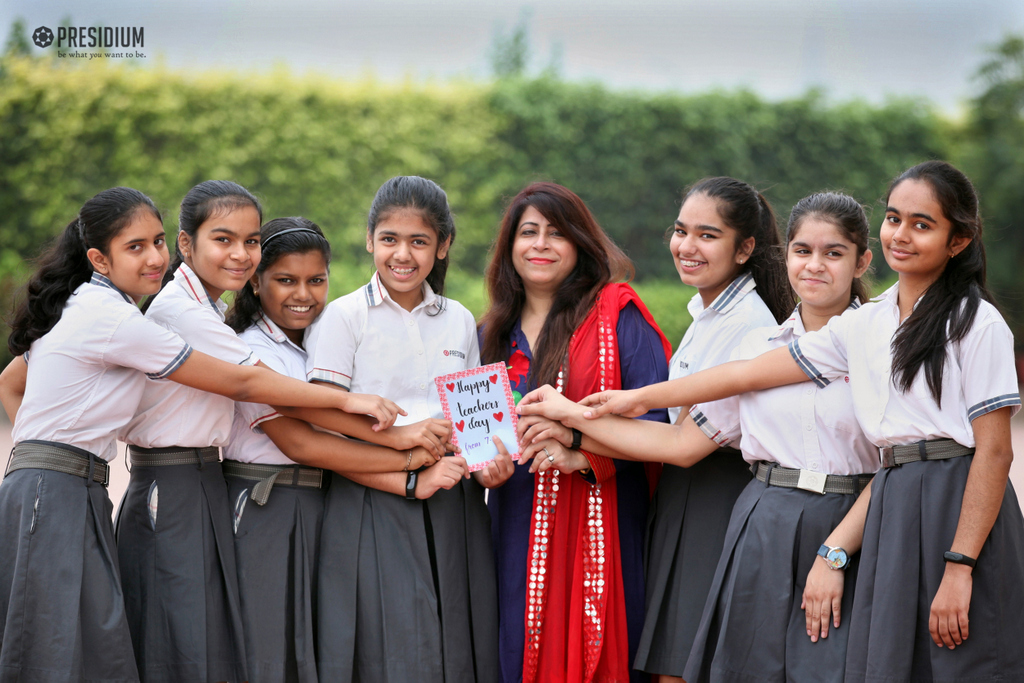 Presidium Gurgaon-57, PRESIDIANS EXTEND THEIR GRATITUDE TO THEIR GURUS ON TEACHERS’ DAY