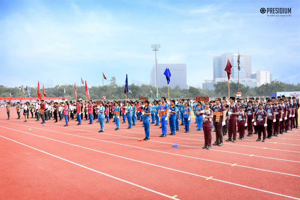 Presidium Gurgaon-57, SPORTS DAY: A DAY FILLED WITH THE EXHILARATION OF JOY & VICTORY