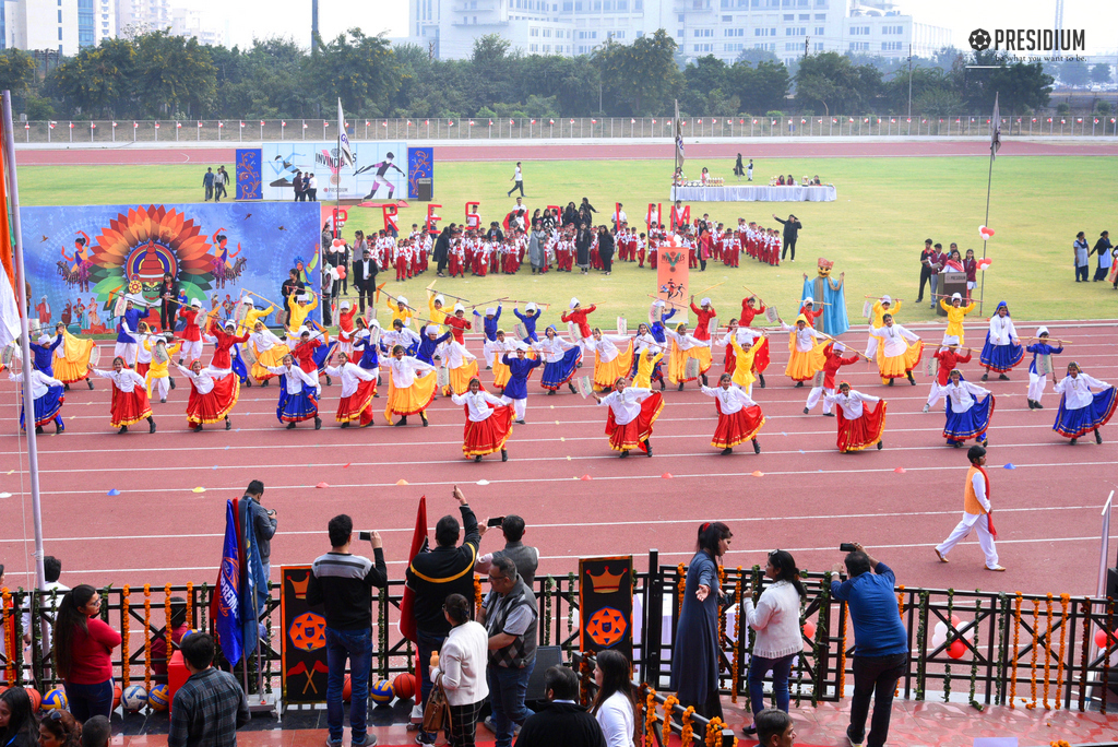 Presidium Gurgaon-57, SPORTS DAY: A DAY FILLED WITH THE EXHILARATION OF JOY & VICTORY