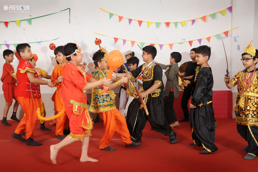 Presidium Gurgaon-57, DUSSEHRA REINFORCES CULTURAL VALUES IN PRESIDIANS