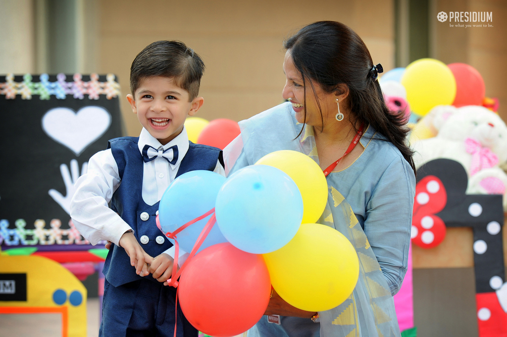 Presidium Gurgaon-57, FIRST DAY OF SCHOOL AFTER VACATIONS TURNS MEMORABLE FOR STUDENTS