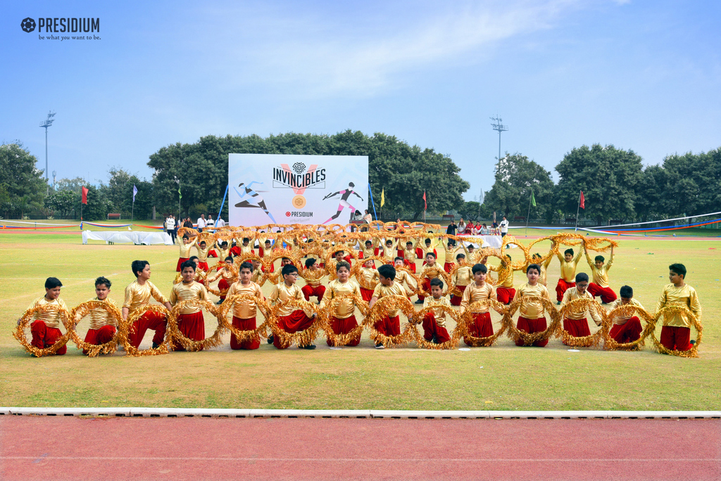 Presidium Indirapuram, STUDENTS EXHIBIT THEIR EXCEPTIONAL TALENTS AT ANNUAL SPORTS DAY