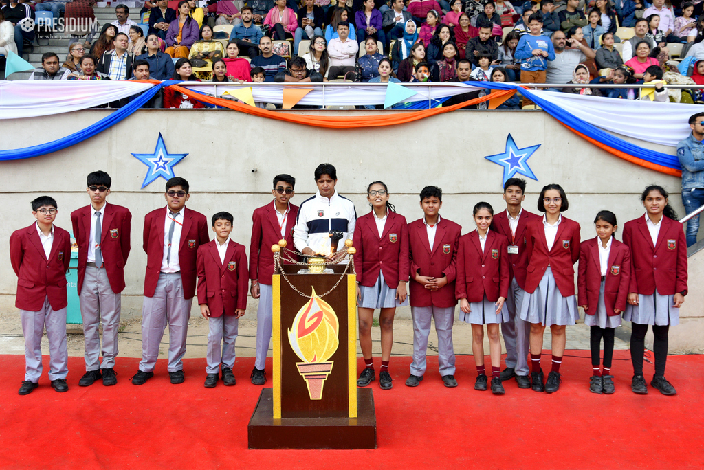 Presidium Indirapuram, STUDENTS EXHIBIT THEIR EXCEPTIONAL TALENTS AT ANNUAL SPORTS DAY