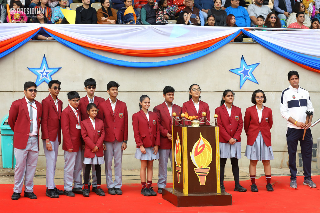 Presidium Indirapuram, STUDENTS EXHIBIT THEIR EXCEPTIONAL TALENTS AT ANNUAL SPORTS DAY