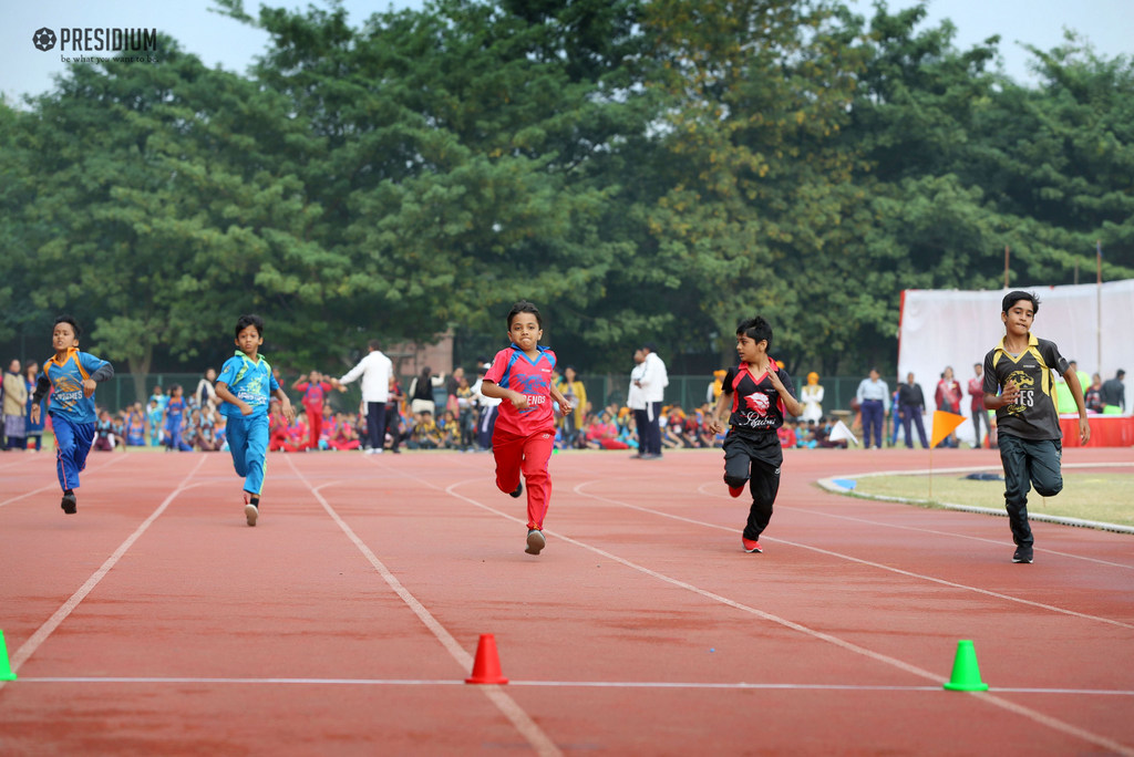 Presidium Indirapuram, STUDENTS EXHIBIT THEIR EXCEPTIONAL TALENTS AT ANNUAL SPORTS DAY