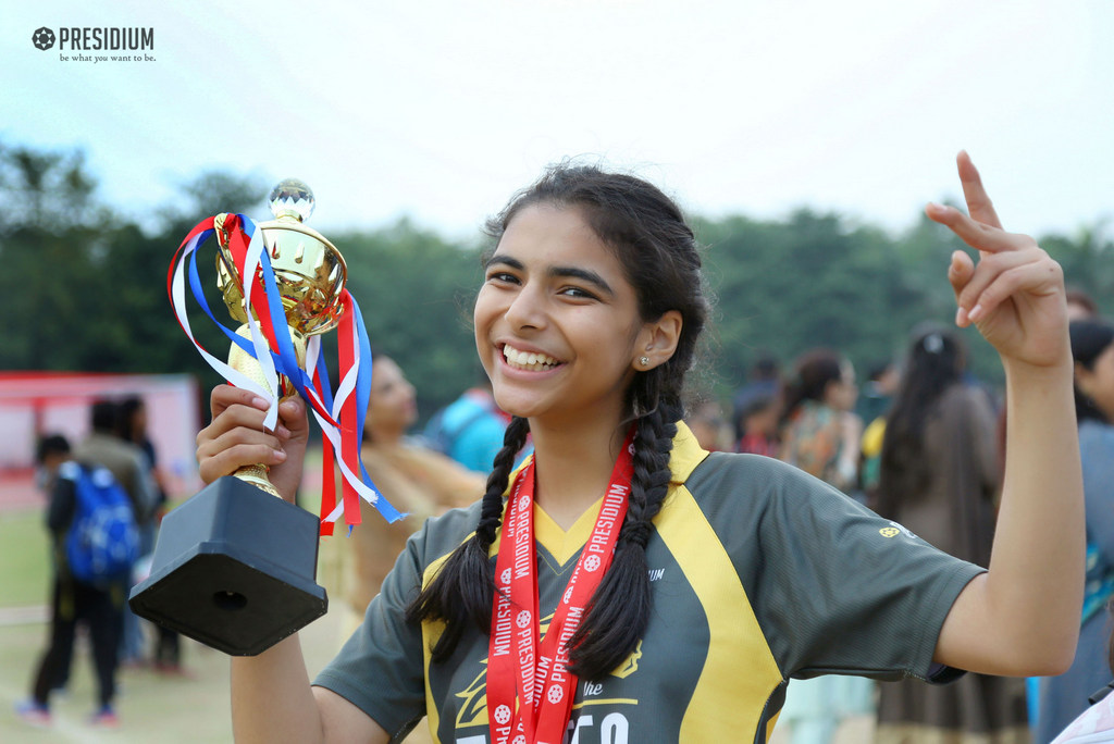 Presidium Indirapuram, STUDENTS EXHIBIT THEIR EXCEPTIONAL TALENTS AT ANNUAL SPORTS DAY