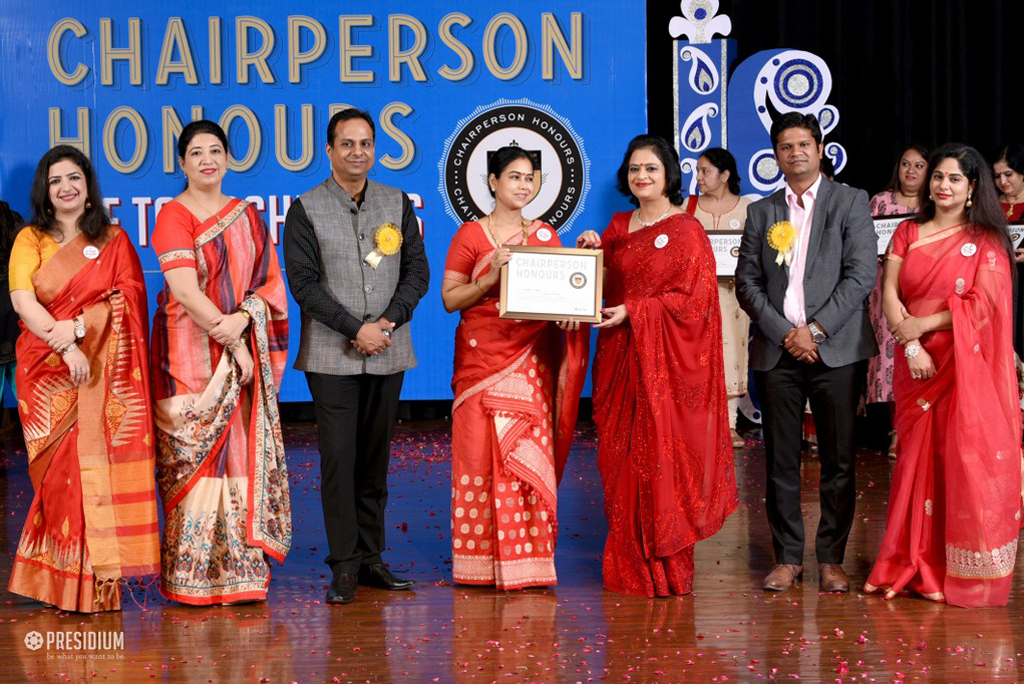 Presidium Indirapuram, TEACHERS RECEIVE RECOGNITION AT CHAIRPERSON HONOURS FOR TEACHERS