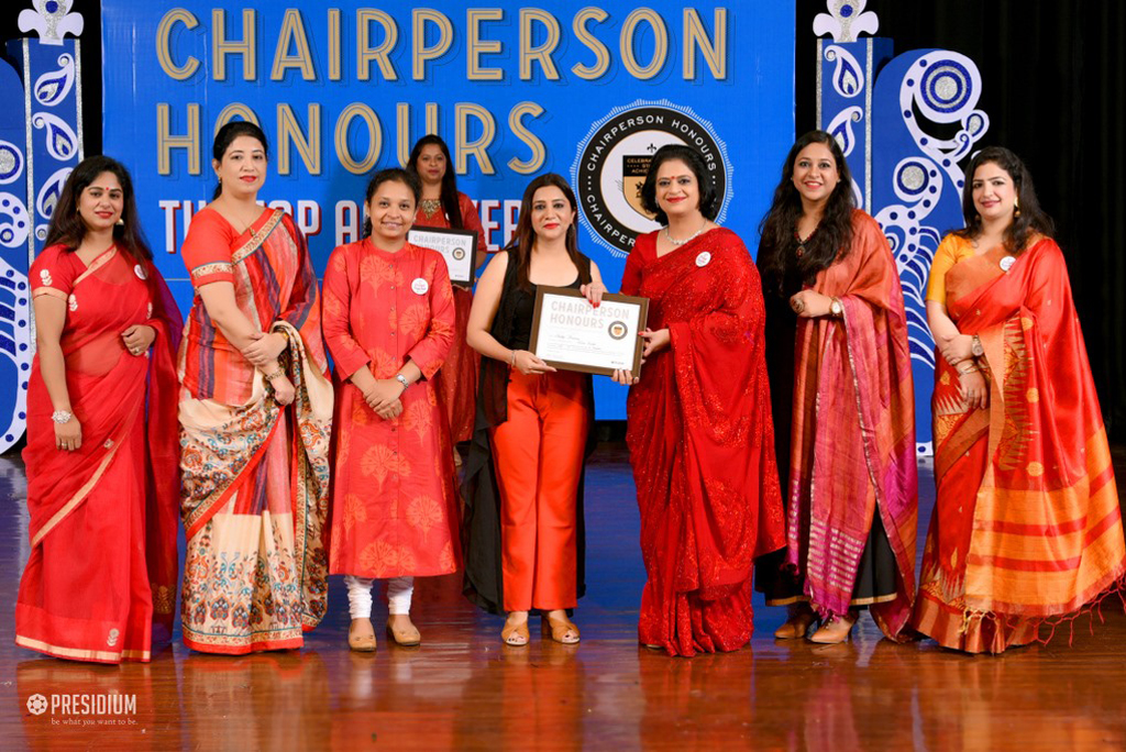 Presidium Indirapuram, TEACHERS RECEIVE RECOGNITION AT CHAIRPERSON HONOURS FOR TEACHERS