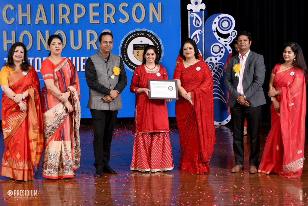 Presidium Indirapuram, TEACHERS RECEIVE RECOGNITION AT CHAIRPERSON HONOURS FOR TEACHERS