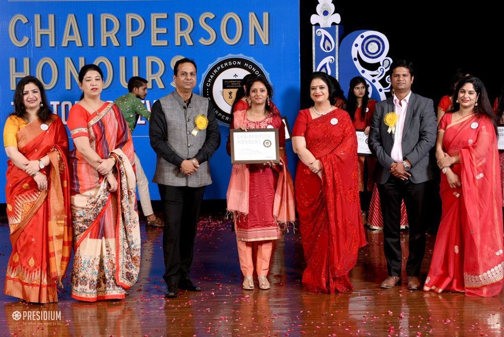 Presidium Indirapuram, TEACHERS RECEIVE RECOGNITION AT CHAIRPERSON HONOURS FOR TEACHERS