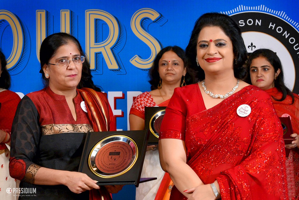 Presidium Indirapuram, TEACHERS RECEIVE RECOGNITION AT CHAIRPERSON HONOURS FOR TEACHERS