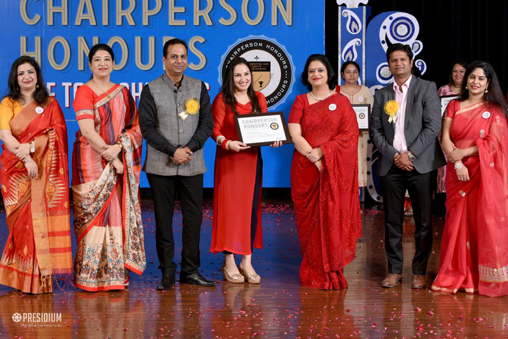 Presidium Indirapuram, TEACHERS RECEIVE RECOGNITION AT CHAIRPERSON HONOURS FOR TEACHERS