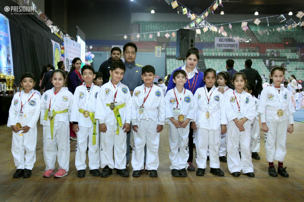 Presidium Indirapuram, 30TH DELHI STATE TAEKWONDO CHAMPIONSHIP: BEST FOOT FORWARD! 