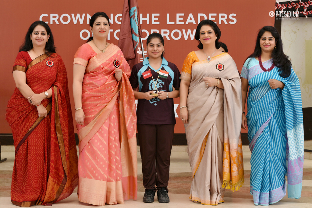 Presidium Indirapuram, PRESIDIANS PROUDLY PLEDGE TO LEAD AT THE INVESTITURE CEREMONY