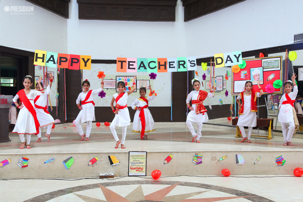 Presidium Indirapuram, PRESIDIANS HONOUR THEIR TEACHERS ON TEACHERS' DAY