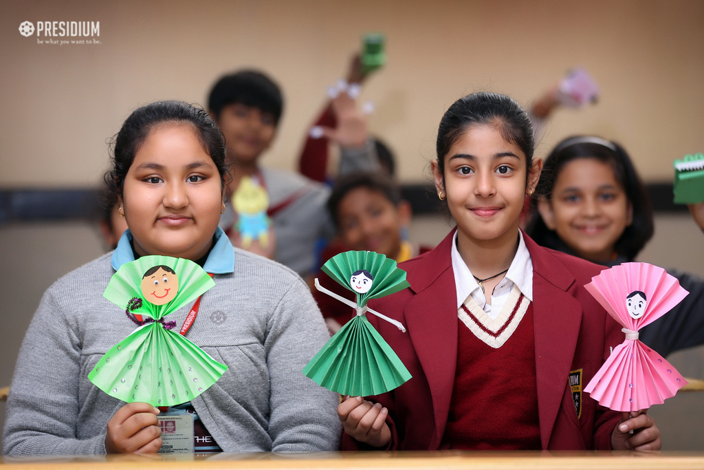 Presidium Indirapuram, YOUNG ARTISTS TAKE PART IN PUPPET MAKING ACTIVITY