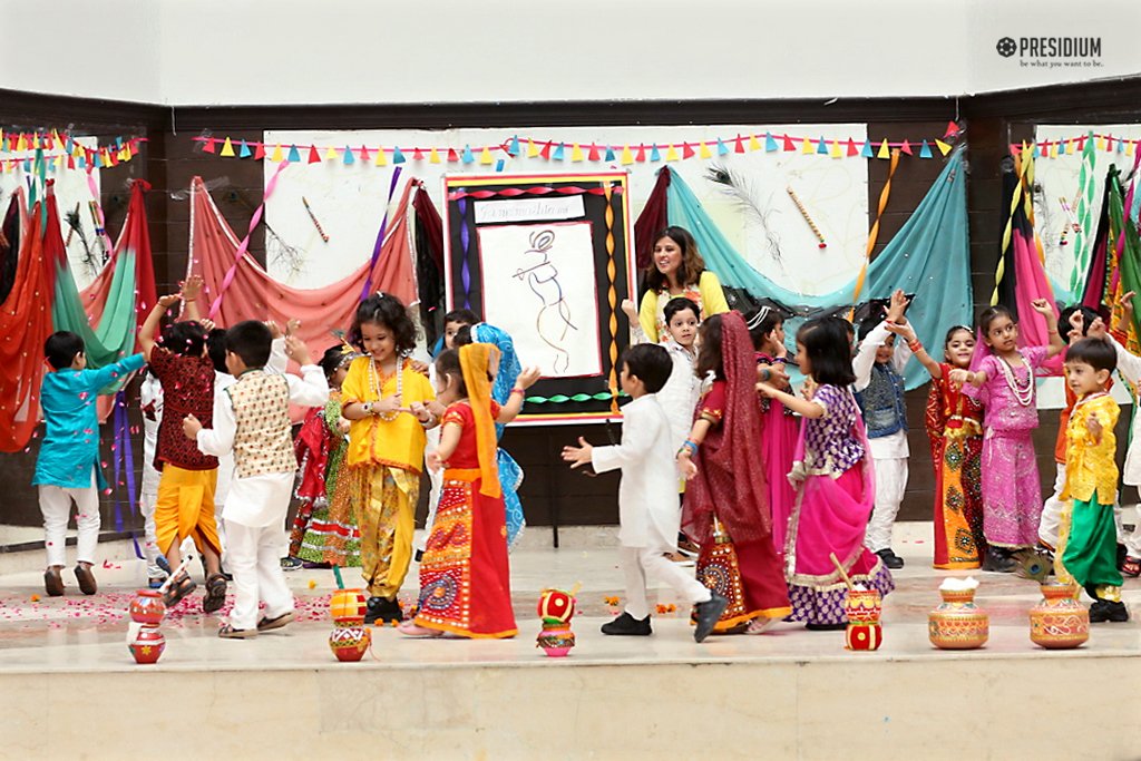 Presidium Indirapuram, HEAVENLY JANMASHTAMI CELEBRATIONS BY THE EXCITED PRE-PRIMARY WING